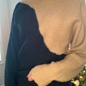 Soft half color sweater Selling